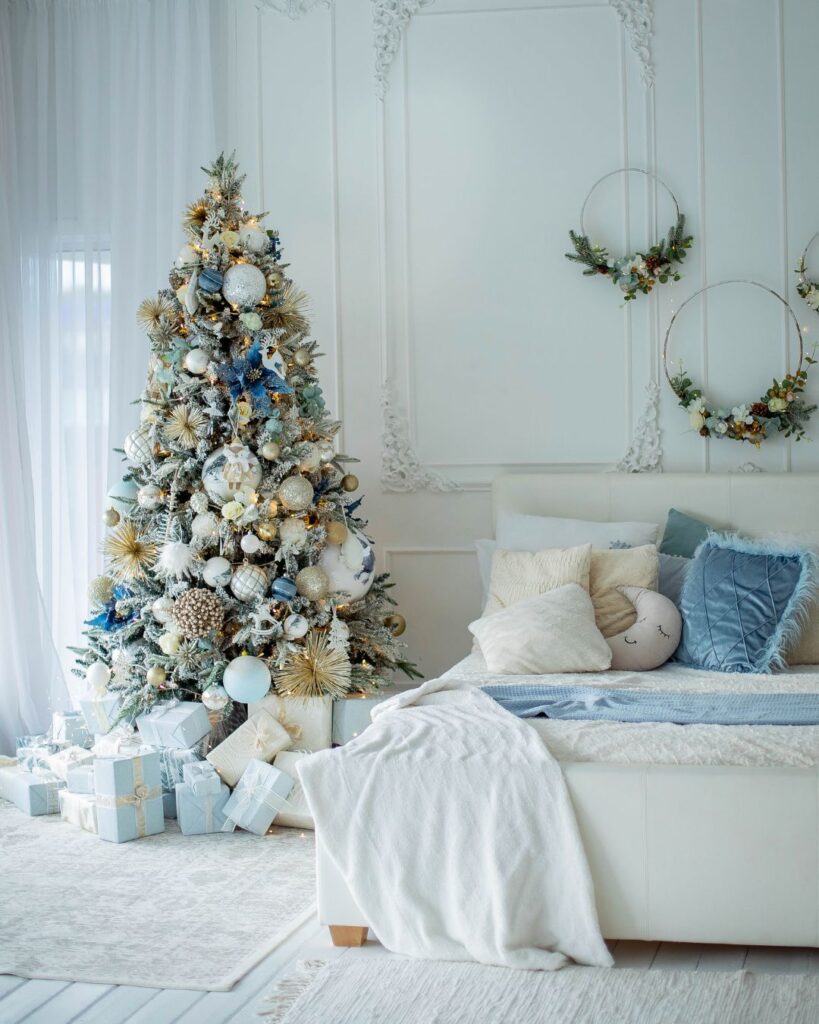 christmas bedroom decor