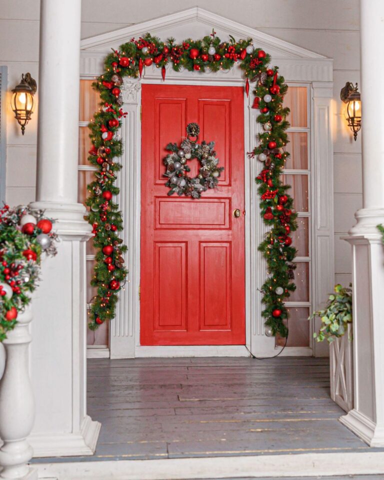 Merry & Bright Front Porch Christmas Decor