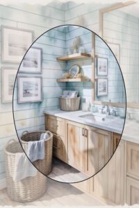 20 Coastal Bathroom Ideas That Feel Calm, Fresh, and Timeless