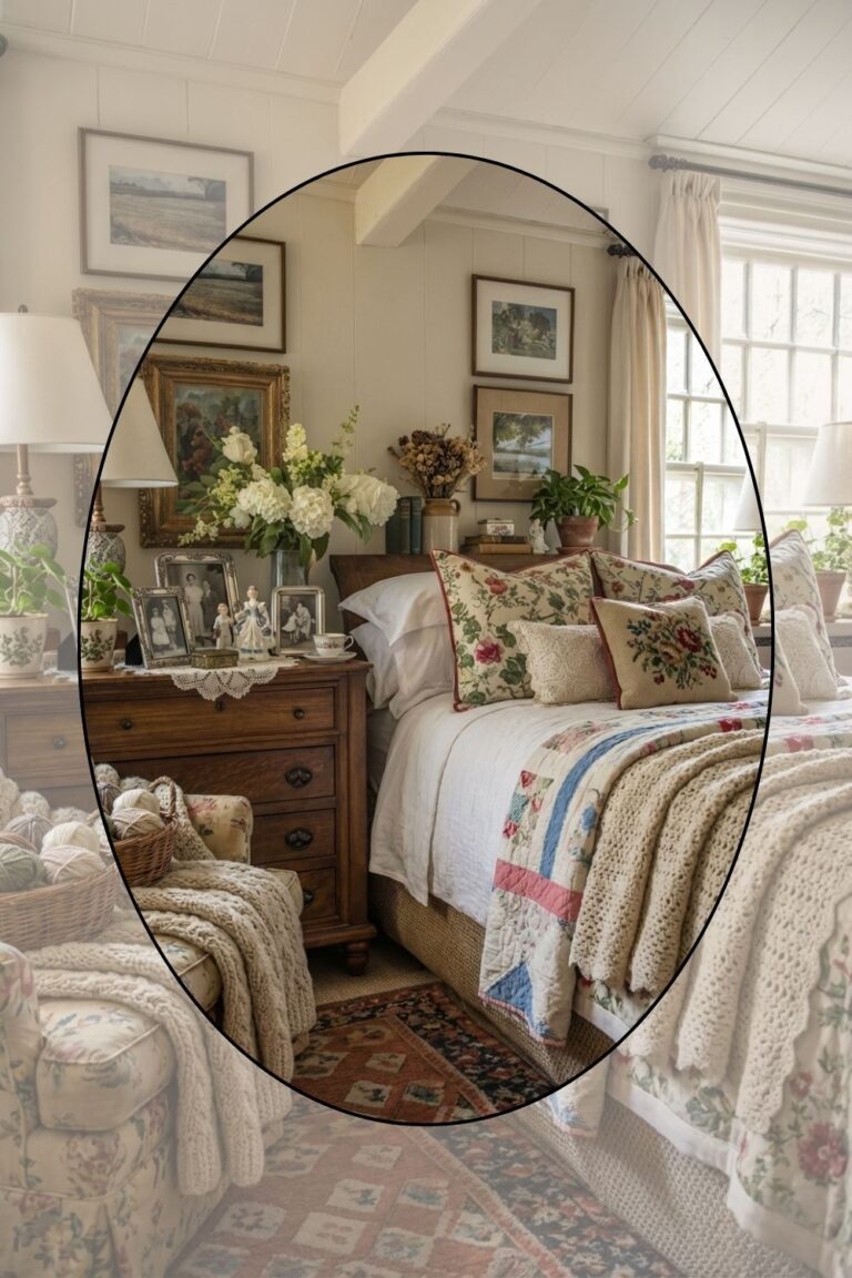 25+ Ways to Create a Beautiful Grandmacore Bedroom