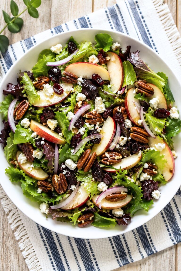 Easy Apple Pecan Salad Recipe