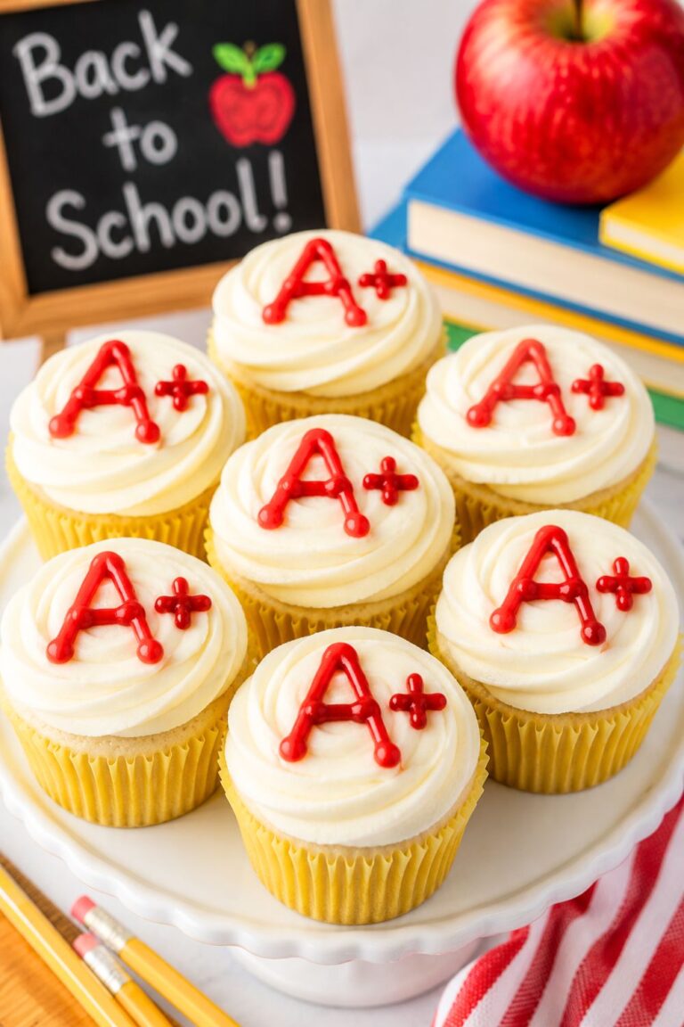 21 Adorable Back to School Cupcakes to Celebrate a New School Year