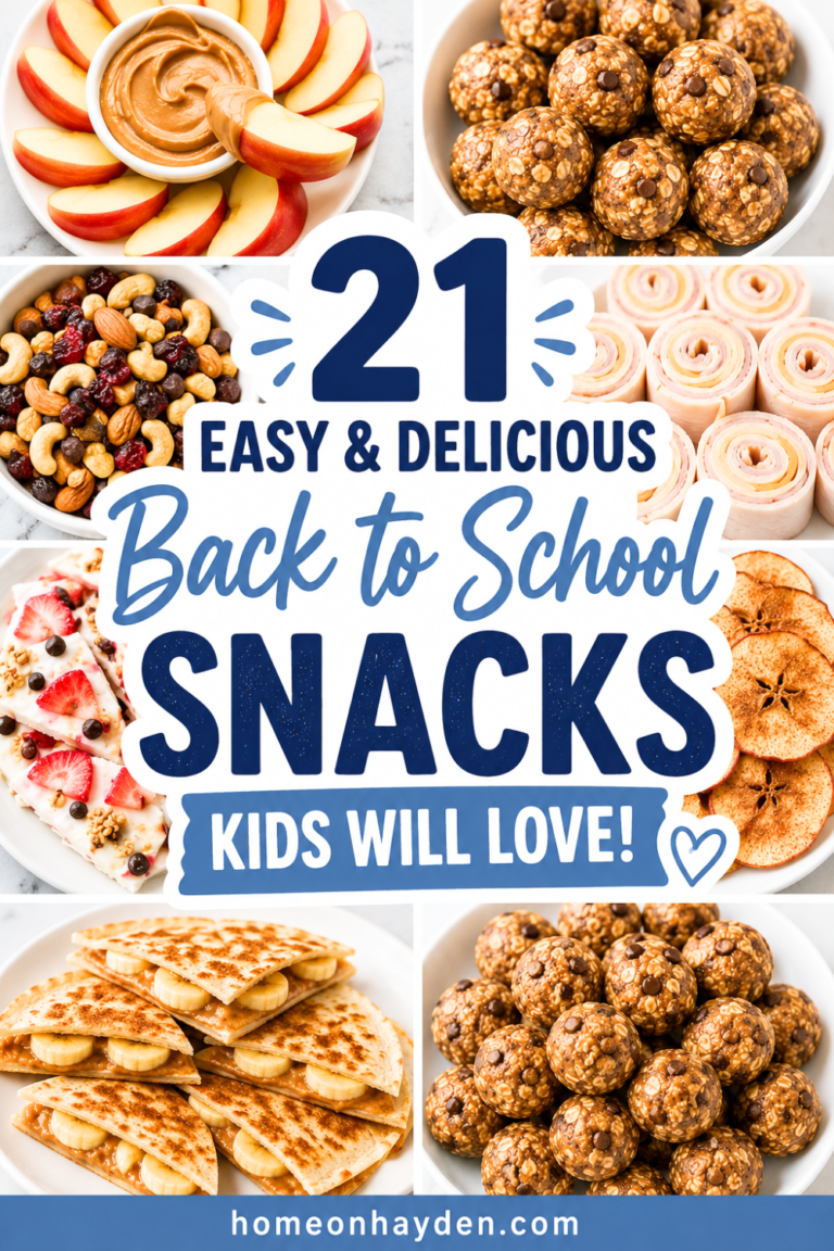 19 Quick, Easy, and Delicious Back to School Snacks