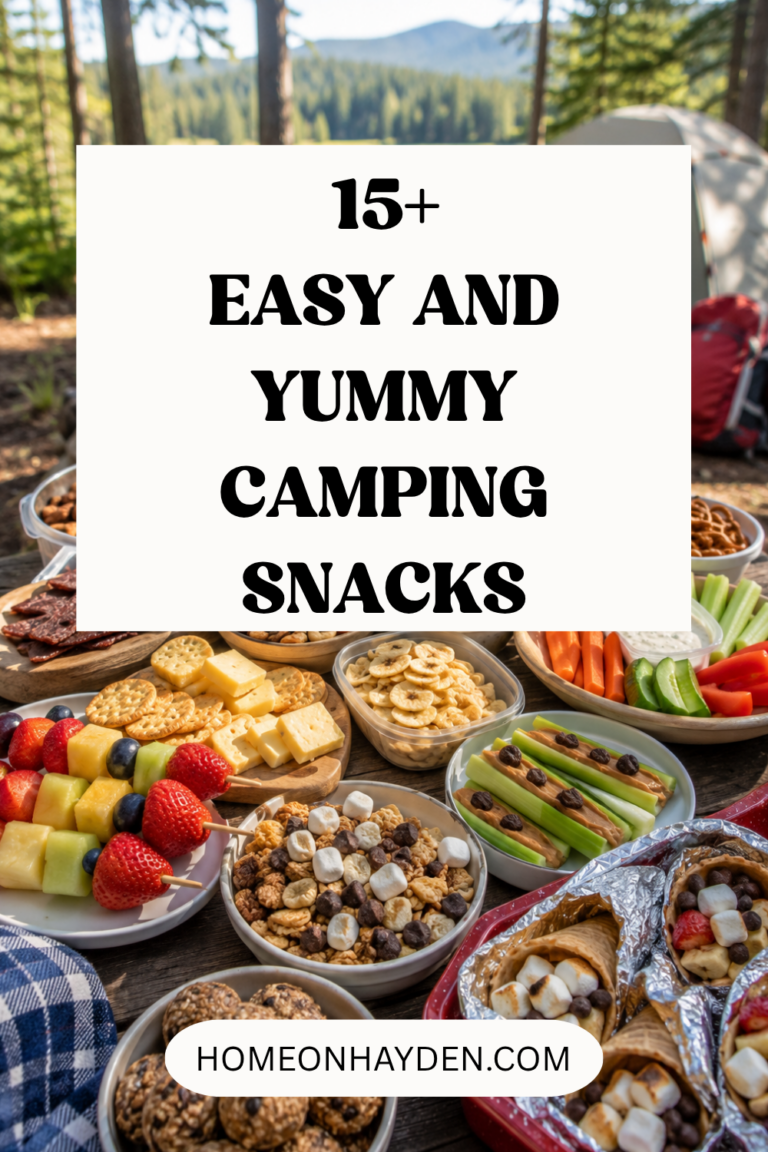 15+ Most Delicious & Super Easy Camping Snacks Everyone Will Love