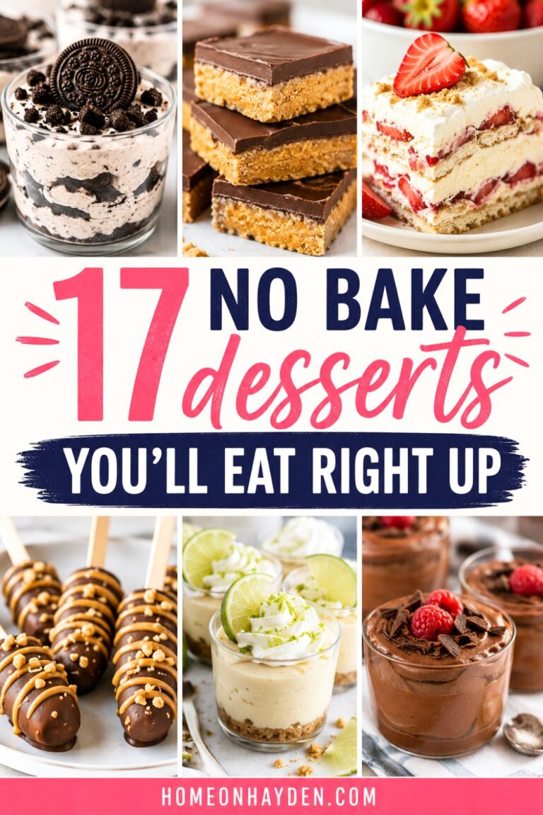 17 Quick No Bake Desserts You Can Make in Minutes